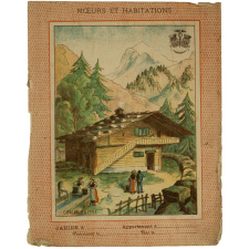 Chalet suisse - Mœurs et Habitations.