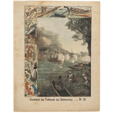 Combat de Tohoué au Dahomey (1892) - La marine militaire. N°15. 