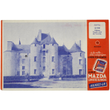Buvard publicitaire. Le Fau (Cantal). Pile Mazda. 