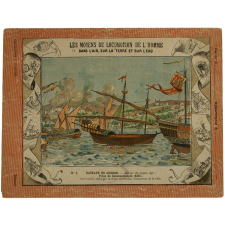 Prise de Constantinople (1204) - Les moyens de locomotion de l'homme. Bateaux de guerre N°5. 