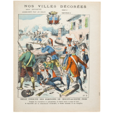 Belle conduite des habitants de Chalon-sur-Saône (1814) - Nos villes décorées N°3.