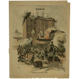 Prise de la Bastille (1789)  - Paris.