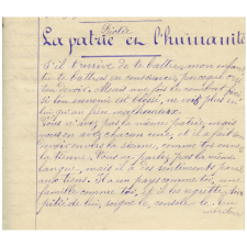 Cahier de devoirs journaliers.