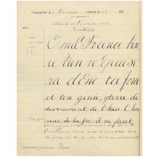 Cahier de Compositions.