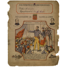 Département de Saône-et-Loire. Lamartine à l'Hôtel de Ville.