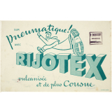Buvard publicitaire. Semelles Rijotex. 