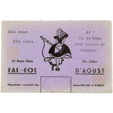 Buvard publicitaire. Laines Fal-Eol et d'Aoust.