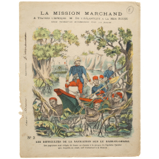 Les difficultés de la navigation sur le Bahr-el-Ghazal  - La Mission Marchand N°3. 