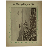 Meeting d'aéroplanes au-dessus de la baie de Monaco  - La conquête de l'air.