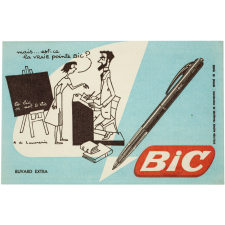 Buvard publicitaire. Bic. Leçon d'Anglais. 