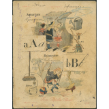 Notre alphabet illustré. A et B.