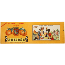 Buvard publicitaire. Dupleix aux Indes. Philbée, le bon pain d'épices de Dijon.
