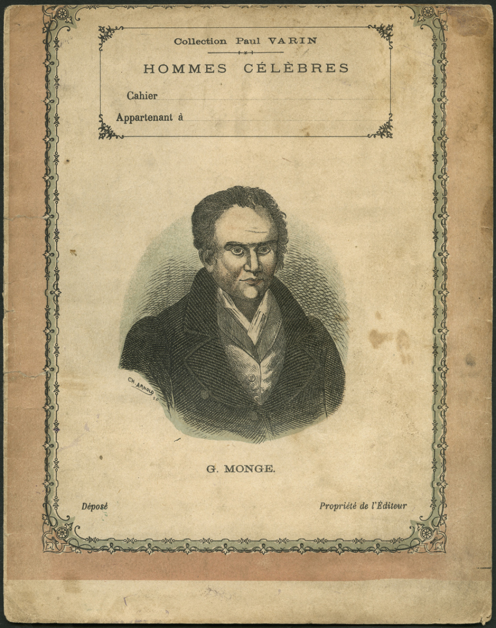 G. Monge - Hommes célèbres.