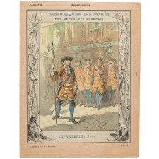 Infanterie (1714) - Historiques illustrés des régiments français.