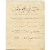 Cahier de composition.