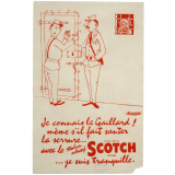 Buvard publicitaire. Ruban adhésif Scotch.