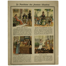 Le Panthéon des femmes illustres : George Sand, Madame Pape-Carpentier, Madame Aristide Boucicaut, Rachel
