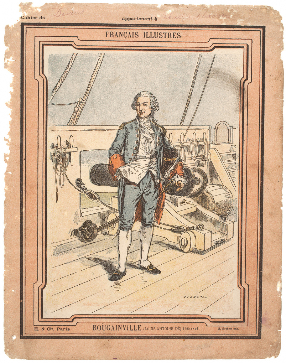 Bougainville (Louis-Antoine de) 1729-1814 - Français illustres n°.