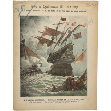 L'Amiral d'Annebaut - Bataille navale de l'île de Wight (1545) - Art et histoire militaires - 3e série : Marine - II La rame et la voile dans les temps modernes. N°2.