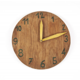 Horloge en bois.