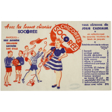 Buvard publicitaire. Avec les bonnes chicorées Socorée, vous obtenez de jolis cadeaux.