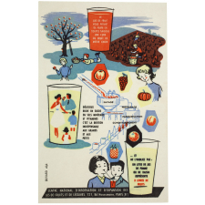 Buvard publicitaire. Le jus de fruit vous permet de faire en toutes saisons une cure du fruit de votre choix.