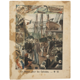 Le départ pour les colonies - La marine militaire. N°13.
