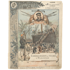 Contre-Amiral Pierre 1883. Embarquement de troupes a Marseille.