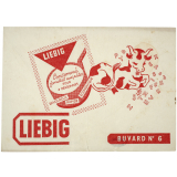 Buvard publicitaire. Liebig. Consommé familial aux pâtes. 