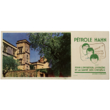 Buvard publicitaire. Pétrole Hahn. Le château de Lourmarin-de-Provence. 