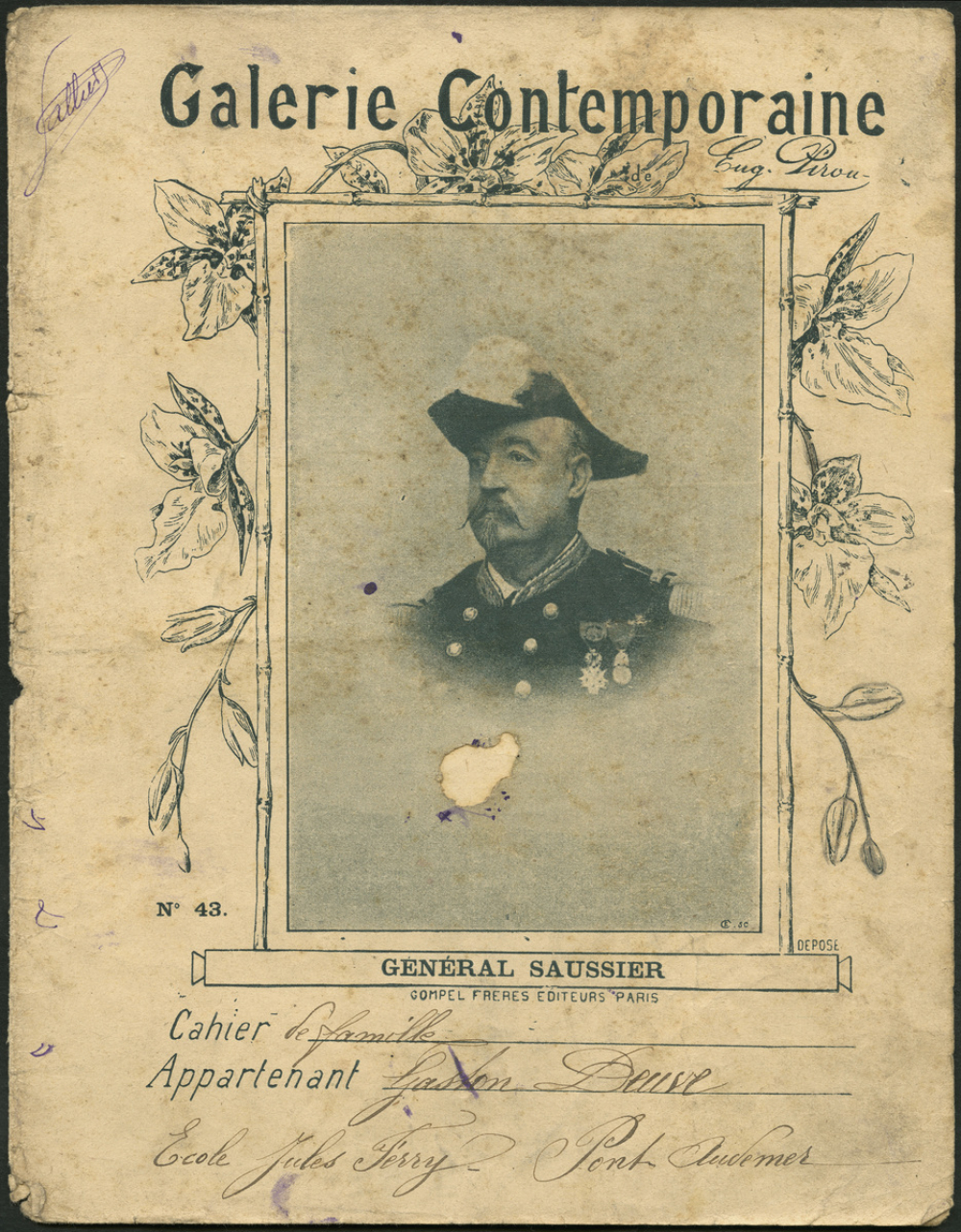 Général Saussier - Galerie Contemporaine n°43.