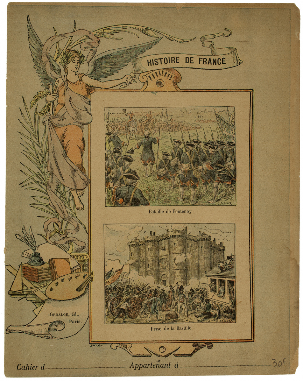 Bataille de Fontenoy et Prise de la Bastille - Histoire de France.