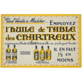 Buvard publicitaire. L'Huile de Table des Chartreux.