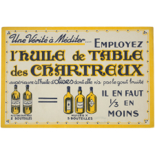 Buvard publicitaire. L'Huile de Table des Chartreux.