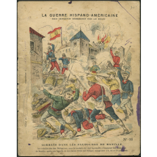 Combats dans les faubourgs de Manille - La guerre Hispano-Américaine n°16.