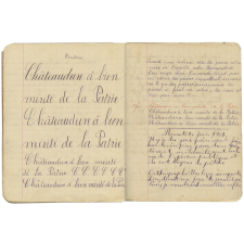 Cahier journalier.