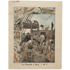 La propreté à bord - La marine militaire. N°7. 