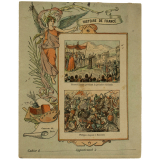 Pierre l'Ermite prêchant la première croisade et Philippe-Auguste à Bouvines - Histoire de France.