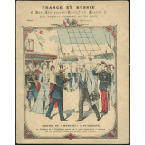 Arrivée du « Standart » à Dunkerque - Les souverains russes en France n°1. 