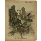 Siège de Paris par par les Normands (885)  - Paris.