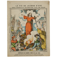 Supplice de Jeanne d'Arc (30 mai 1431) - La vie de Jeanne d'Arc. n°14.