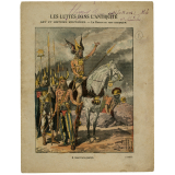 Guerriers gaulois - Art et Histoire militaires - La guerre en rase campagne - Les luttes dans l'Antiquité. N°8. 