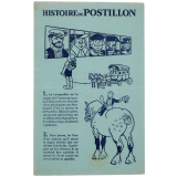Buvard publicitaire. Histoire du Postillon.