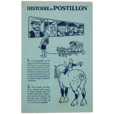 Buvard publicitaire. Histoire du Postillon.