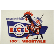 Buvard publicitaire. Margarine Excel.