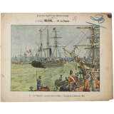 Le « Napoléon », premier navire à hélice - son arrivée à Londres en 1848 - Art et Histoire militaires - 3e Série: Marine - III. La Vapeur. N°3.