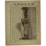 Départ de la « Demoiselle » Santos-Dumont, montée par une aviatrice - La conquête de l'air.