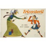 Buvard publicitaire. Tricosteril. Un bon petit diable. 