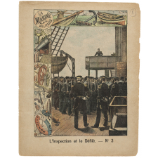 L'inspection et le défilé - La marine militaire. N°3.