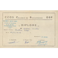 Diplôme de Natation 50 mètres